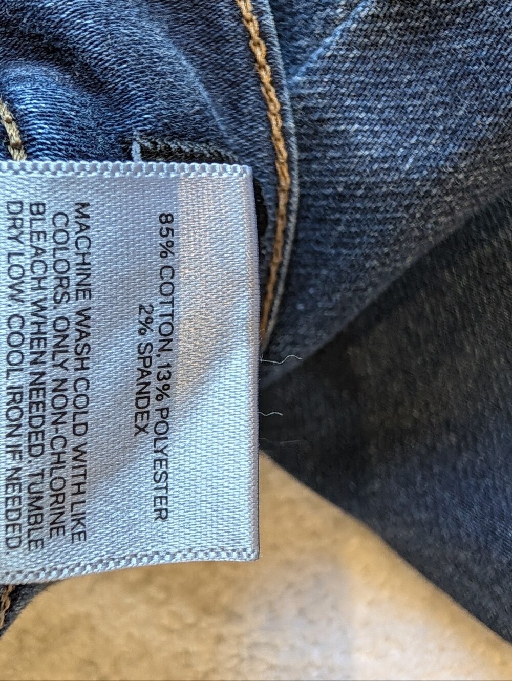 Express High Rise Skinny Jeans Dark Wash Denim Size 6R Stretch - Picture 7 of 12